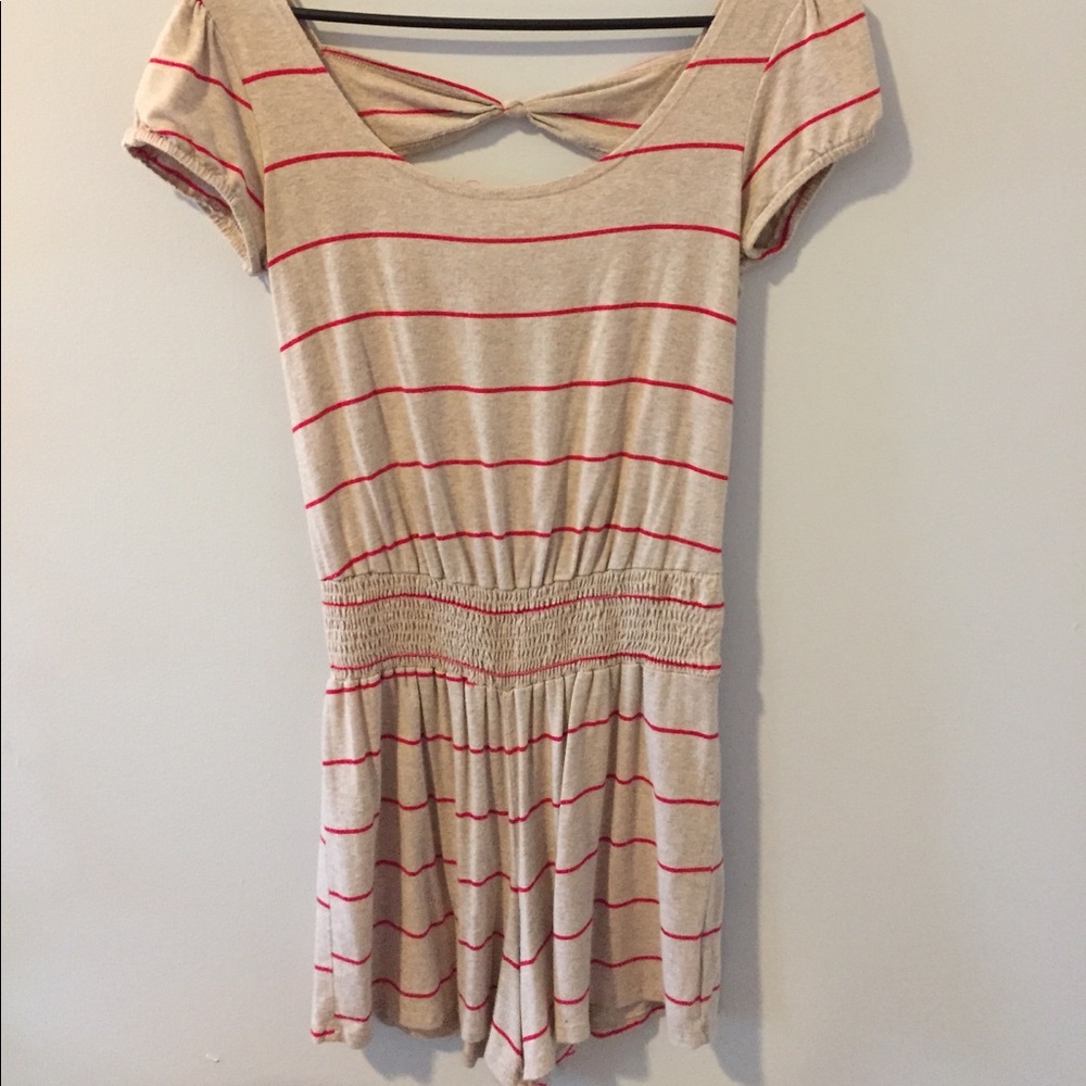 Open back romper