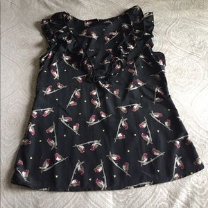 Banana Republic Size M Short Sleeve Blouse