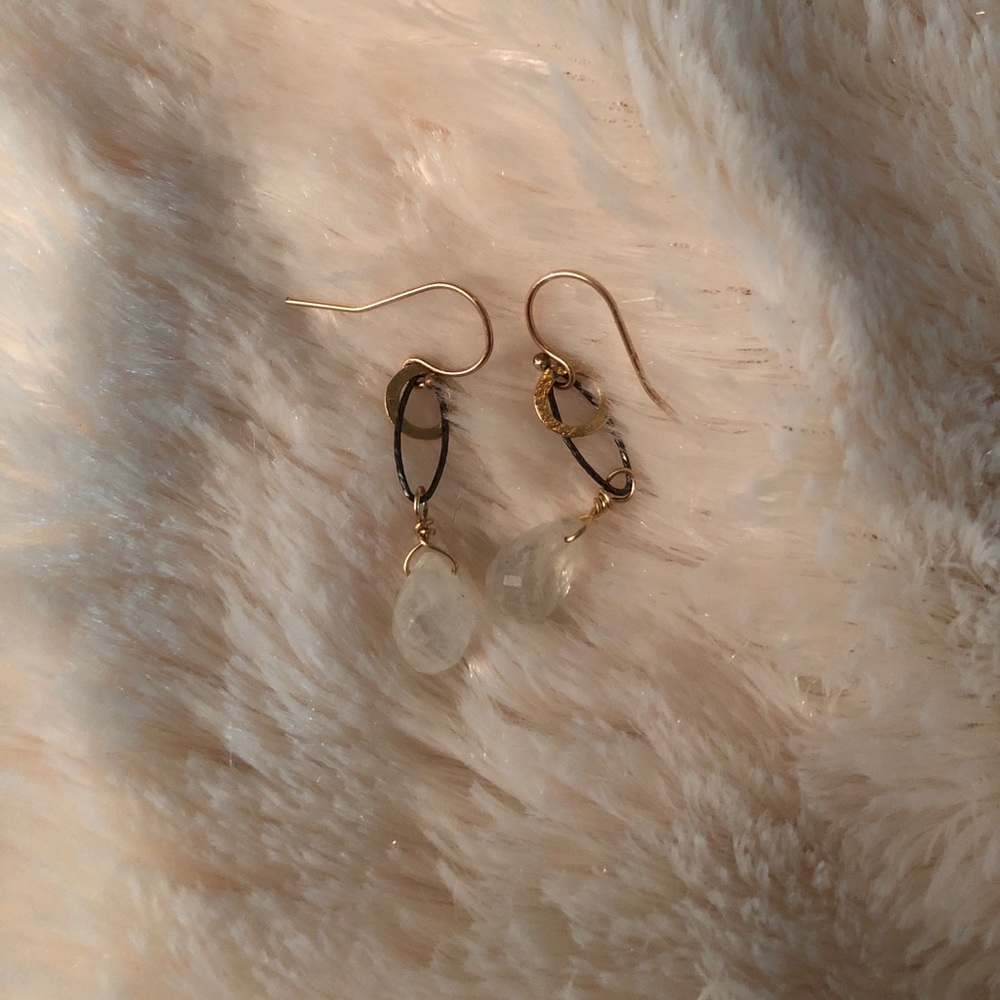 Marsha Drake Beaded Drop Earrings Never Worn