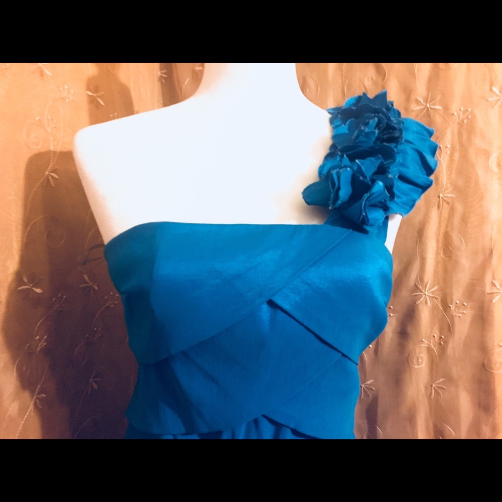 Blue Flowers Tunic Blouse