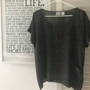 LILU Silk Shirt, Size S