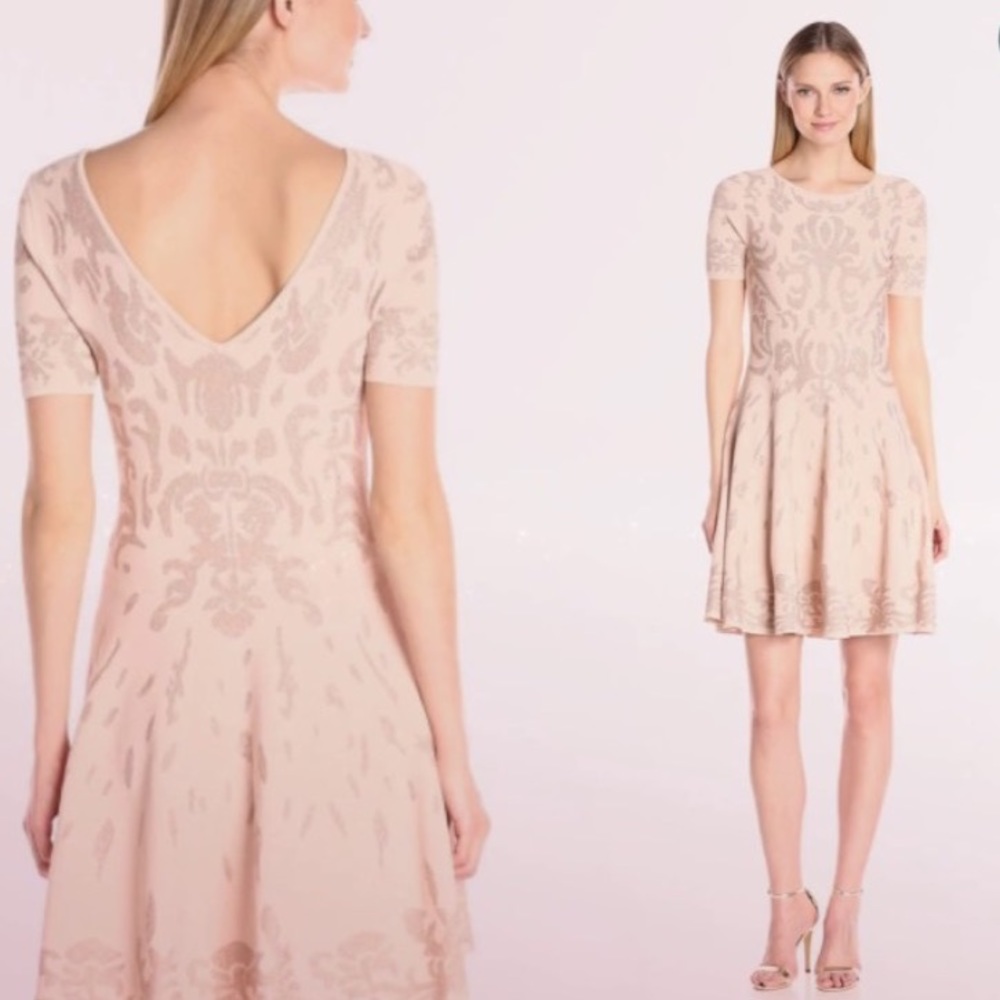 Blush pink, sparkle cocktail dress, size large