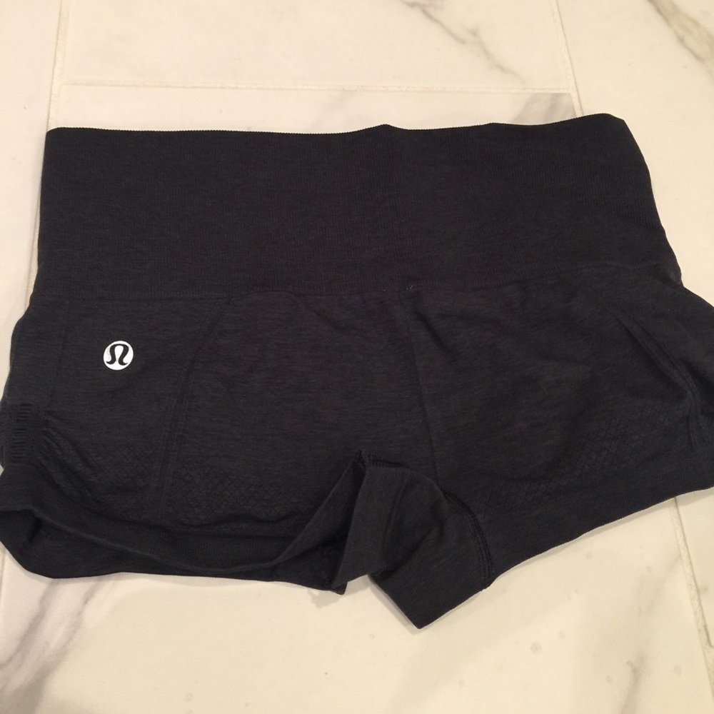 Black Lululemon Yoga shorts