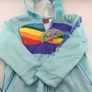 My Little Pony Girls Zip Up Hoodie Shirt Size 6