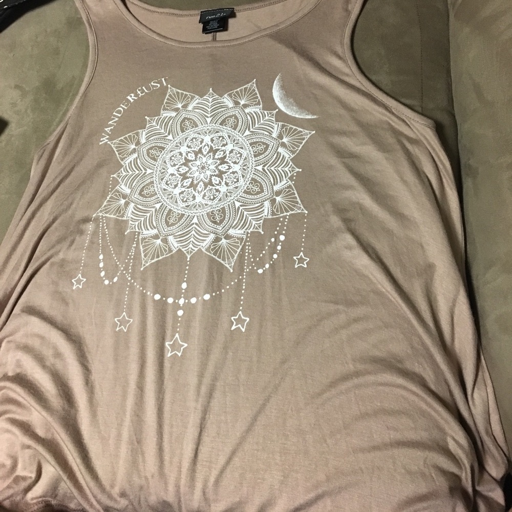 Tan tank top