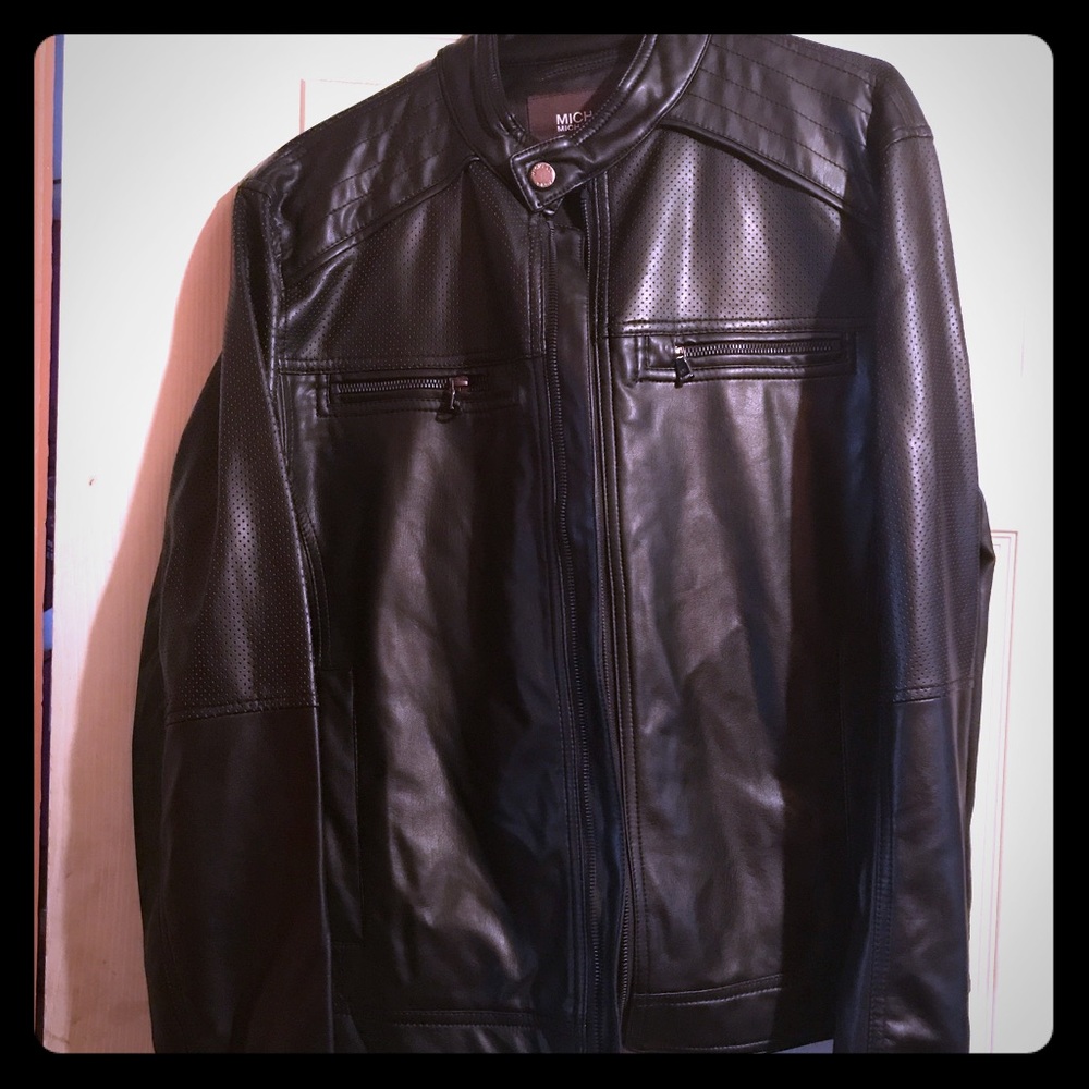 Brand new! Mens Michael Kors Leather Jacket size s