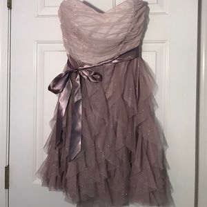 Sparkly Strapless Party Dress