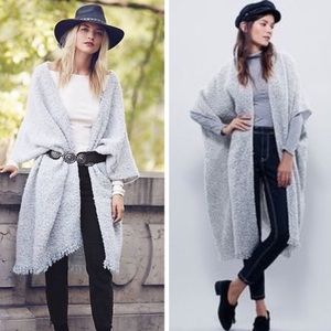 Free People boucle kimono