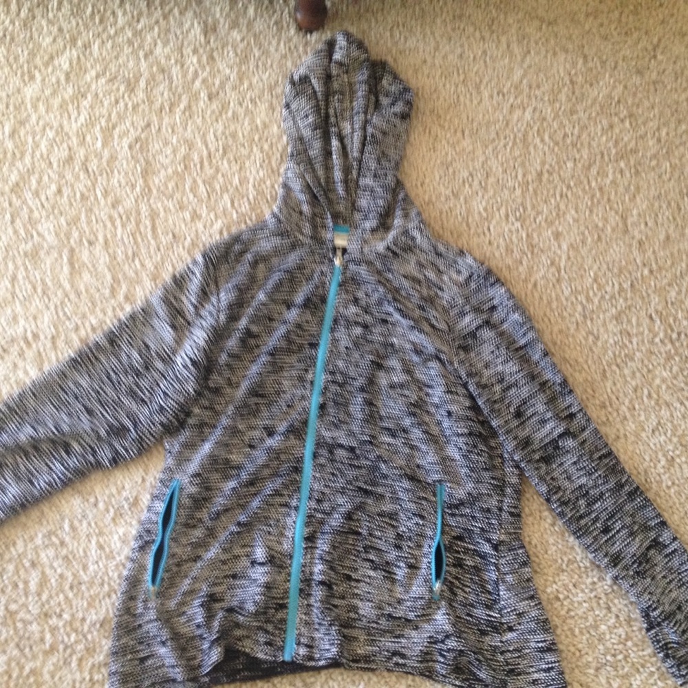 Grey lightweight zip up