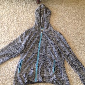 Grey lightweight zip up