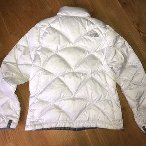 North Face Winter Jacket White Sz Small