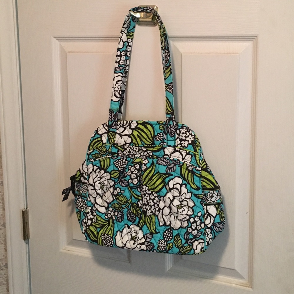 Vera Bradley Sweet Pleat Tote in Island Blooms