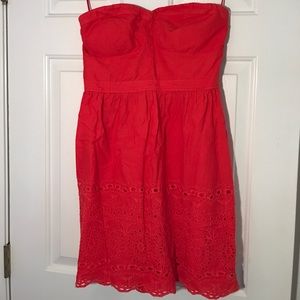 AE Strapless Eyelet Dress