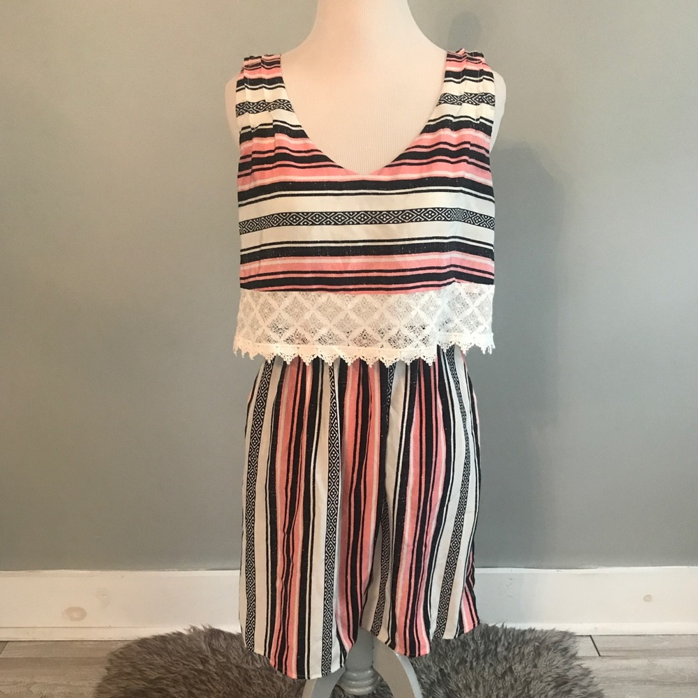 Juniors Striped Dress