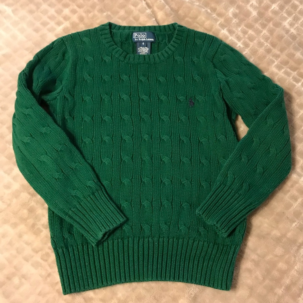 Ralph Lauren Polo 🏇🏻Boys size 6 sweater