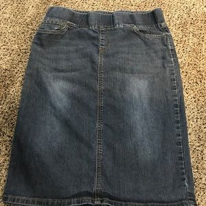 Denim pencil skirt Sz L