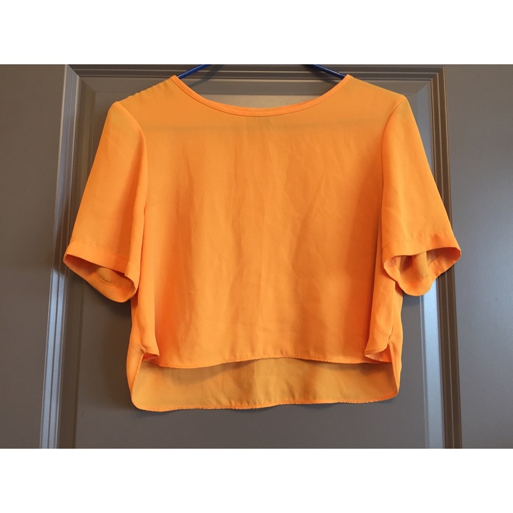 top shop cropped tee
