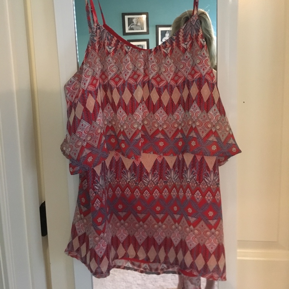 Cute patterned tank top