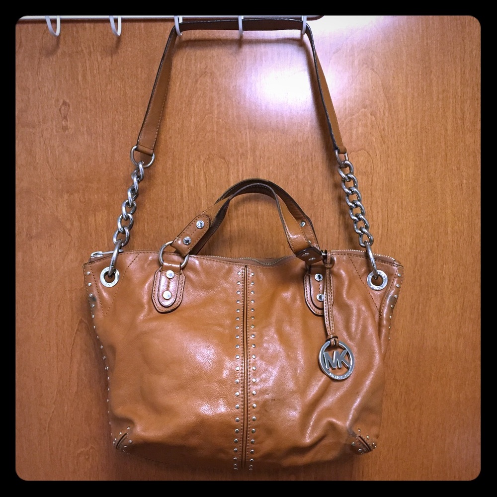 Michael Kors Camel colored Leather Purse