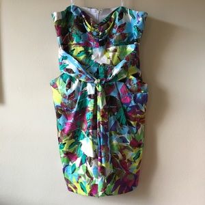 {SUZI CHIN} Floral Cocktail Dress