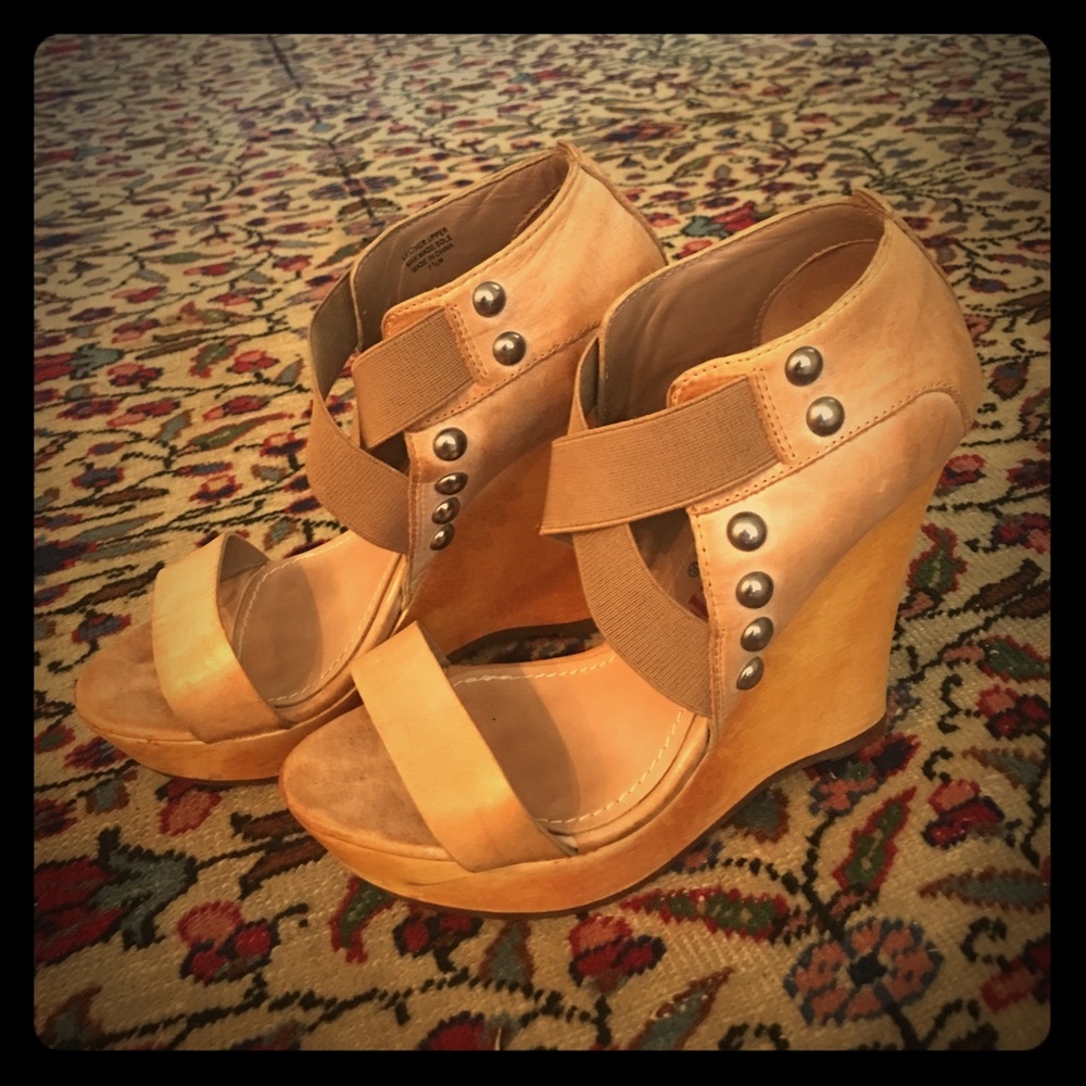 True Religion Wedge Heels