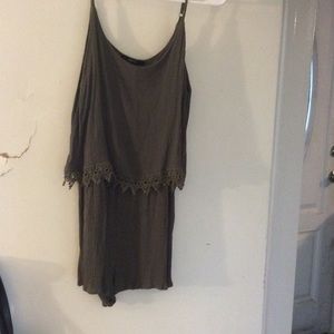 Olive Green Romper