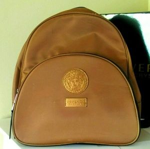 💝FLASH SALE 💝Original Versace backpack anticgold
