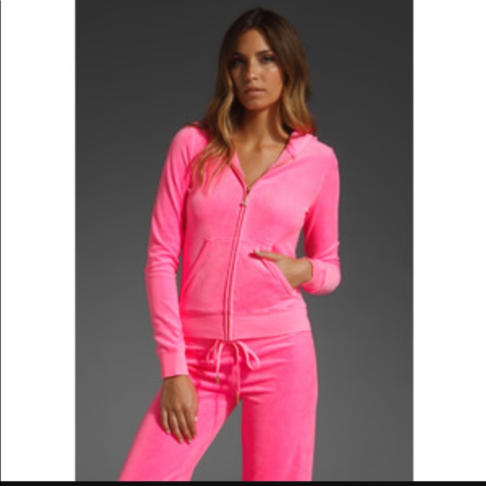J bling dusty rose track suit