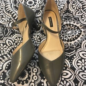 👗Alex Marie sz 7 1/2 gray pointed toe heel🎉