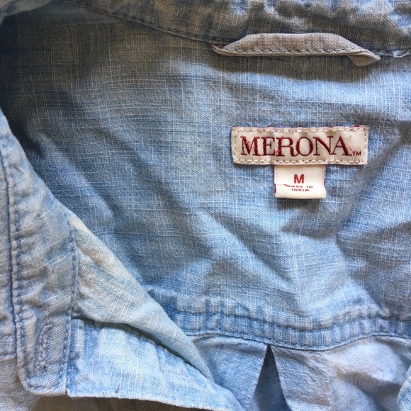 SOLD • Denim Button Down - Picture 2 of 3