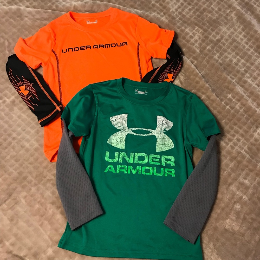 Lot of 2 Under Armour size 6 Boys 💪🏻