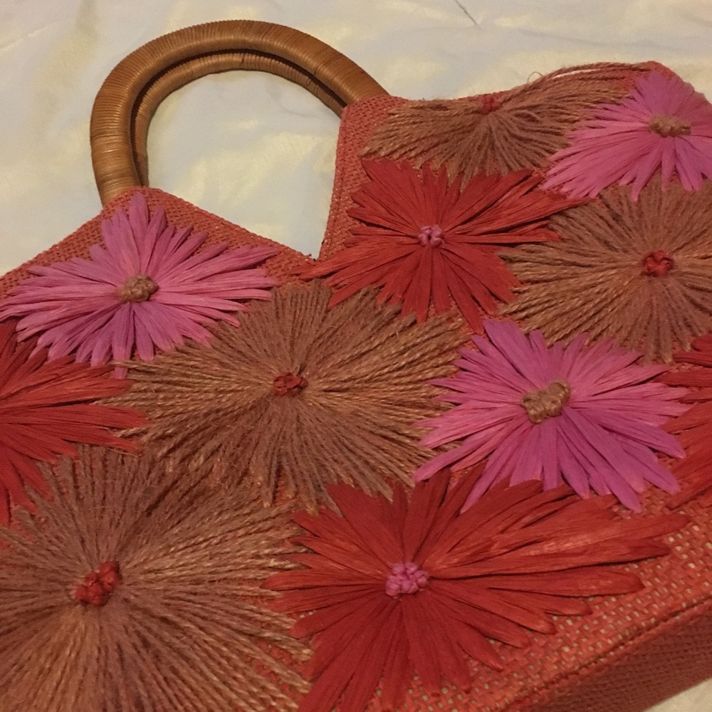 Lg Tote Straw Bag from Hawaii