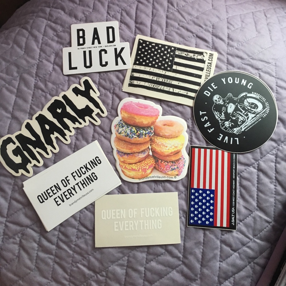 Brandy Melville stickers - All for Abby
