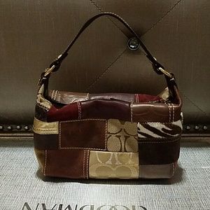 Coach patchwork mini bag