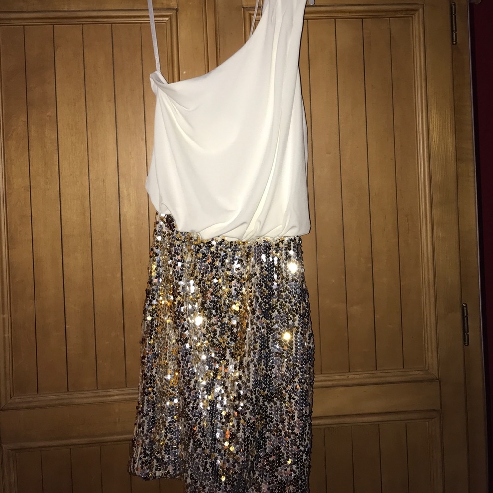 Nordstrom Gold Sequin Dress