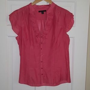 Salmon pink blouse