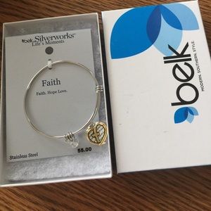Stainless steel bracelet from Belks.