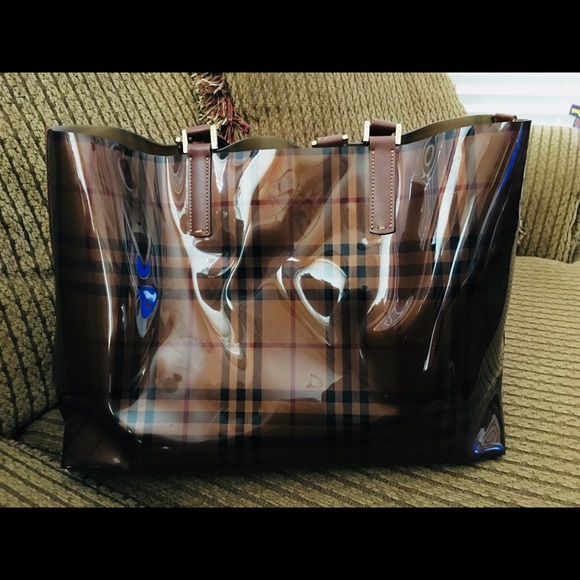 burberry vinyl tote