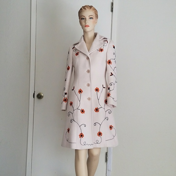Nanette lepore embroided jacket Blazet Coat - Picture 3 of 6