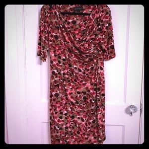 Sz 12 Faux Wrap Dress