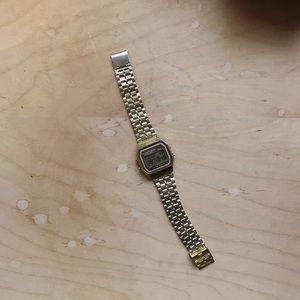 Casio gold watch