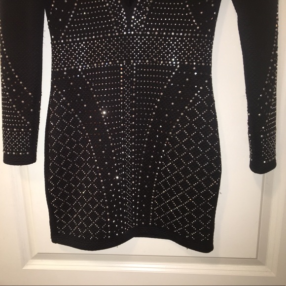 SOLD ON CURSTY Beautiful Studded Bebe dress - Picture 5 of 6