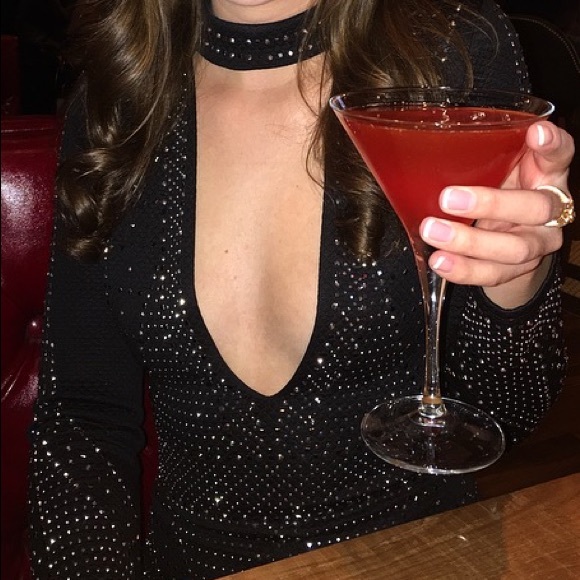 SOLD ON CURSTY Beautiful Studded Bebe dress - Picture 3 of 6