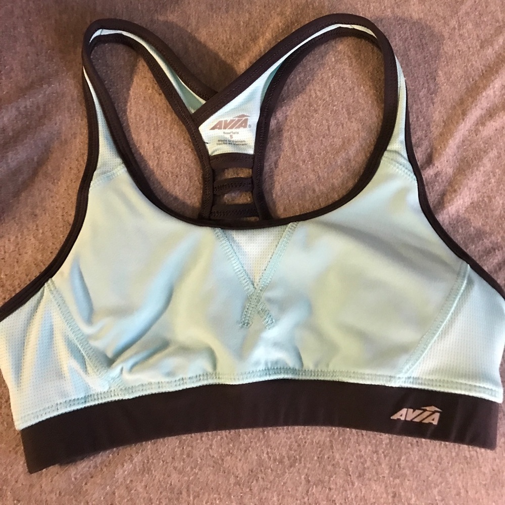 Turquoise sports bra