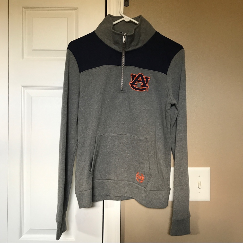 PINK Auburn Quarter Zip Pullover