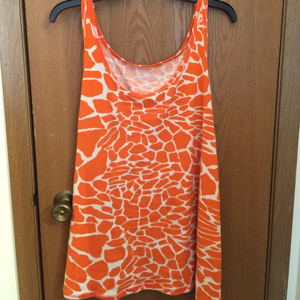 Lane Bryant giraffe-print tank top