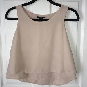 Blush pink dressy tank top