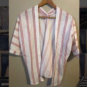 Striped kimono/shirt