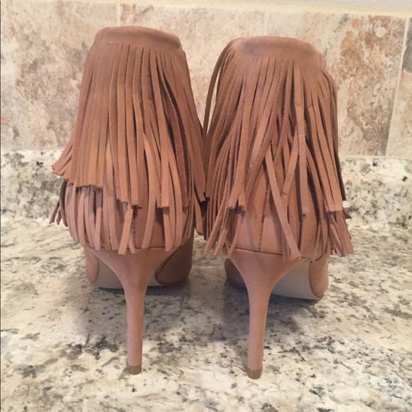 Brian Atwood suede fringe booties - NEW! - Picture 3 of 8