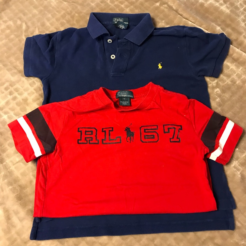 Ralph Lauren Polo lot of 2 Boys size 6
